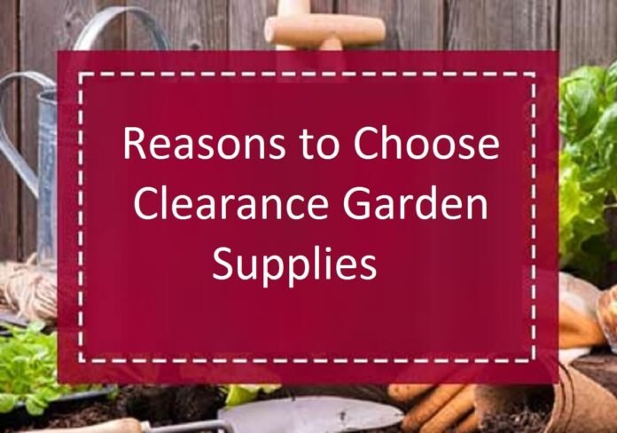 Reasons to Choose Clearance Garden Supplies