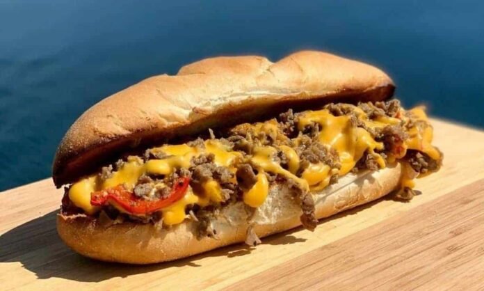 Classic Philly Cheesesteak Sandwich